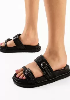 Papuci dama Vorjeer Negri imagine