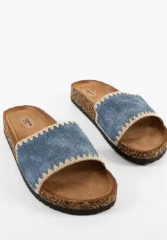Papuci dama Zamir Albastri imagine