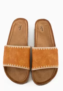 Papuci dama Zamir Portocalii imagine