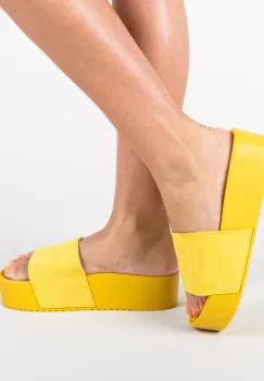 Papuci Escar Galbeni imagine