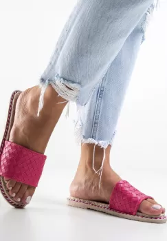 Papuci Grece Fuchsia imagine