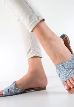 Papuci Spring Albastrii imagine