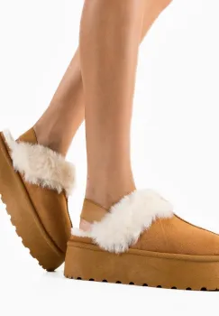 Papuci tip Ug Kepto Camel imagine