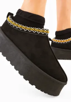 Papuci tip Ug Koba Negre imagine