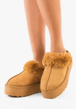 Papuci tip Ug Sloan Camel 2 imagine