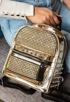 Rucsac dama Lakreko Auriu imagine