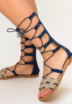 Sandale Adyan Bleumarin imagine