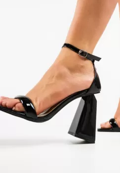 Sandale cu toc Bytoe Negre imagine