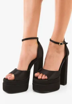 Sandale cu toc Haynes Negre imagine