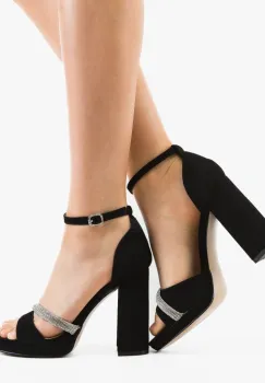 Sandale cu toc Rutyna Negre imagine