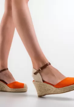 Sandale dama Aaisha Portocalii imagine
