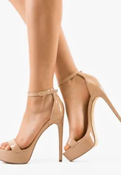 Sandale dama Alaram Bej 2 imagine