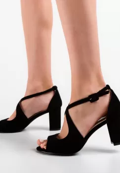 Sandale dama Bamonos Negre imagine