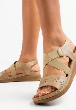 Sandale dama Benton Khaki imagine