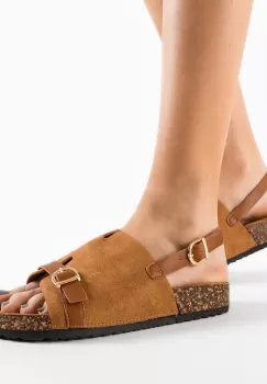 Sandale dama Besta Camel imagine