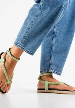 Sandale dama Bouvet Verzi imagine