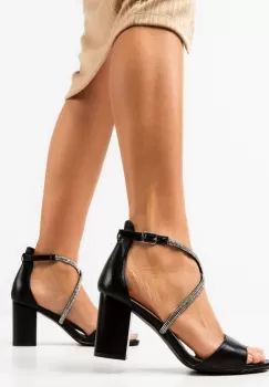 Sandale dama Chinese Negre imagine