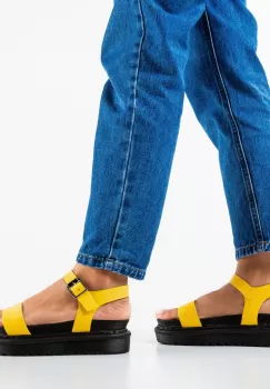 Sandale dama Elsie Galbene imagine