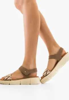 Sandale dama Feciulia Camel imagine