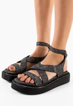 Sandale dama Greten Negre imagine