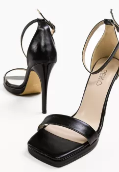 Sandale dama Grigo Negre imagine
