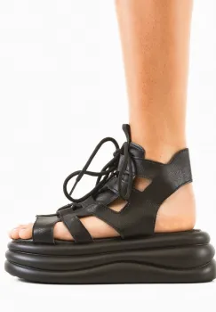 Sandale dama Hartle Negre imagine