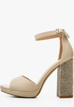 Sandale dama Jazar Bej imagine