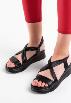 Sandale dama Kiri Negre imagine