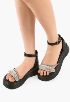 Sandale dama Korne Negre imagine