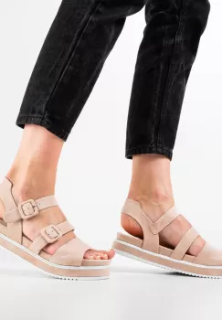 Sandale dama Ladakara Bej imagine