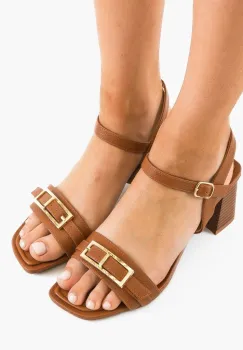 Sandale dama Lapcar Camel imagine