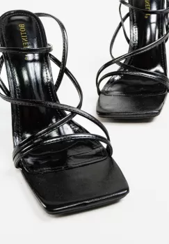 Sandale dama Lucsy Negre 2 imagine