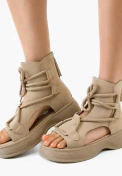 Sandale dama Manye Bej imagine