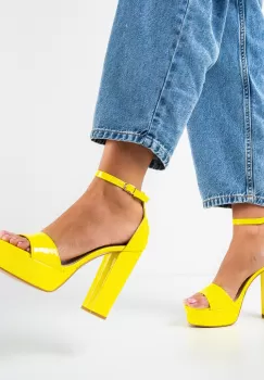 Sandale dama Mill Galbene imagine