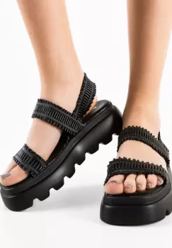 Sandale dama Minnie Negre imagine