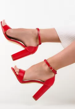 Sandale dama Nere Rosii imagine