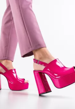 Sandale dama Niciera Fuchsia imagine