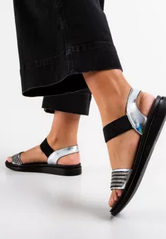 Sandale dama Noche Argintii imagine