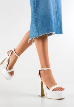 Sandale dama Obihama Albe imagine