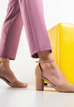 Sandale dama Oliwia Bej imagine