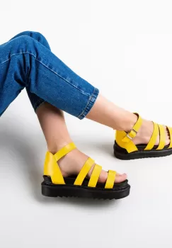 Sandale dama Orr Galbene imagine