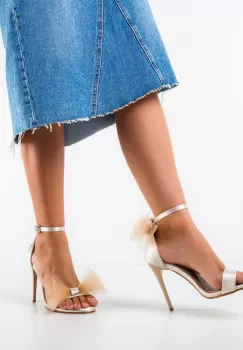 Sandale dama Padasa Bej imagine