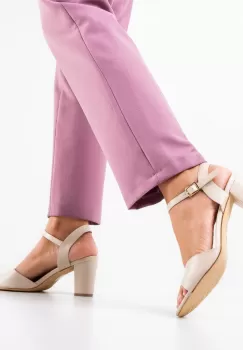 Sandale dama Parfume Bej imagine