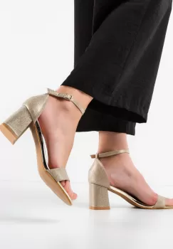 Sandale dama Parker Aurii imagine