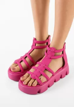 Sandale dama Rabat Fuchsia imagine