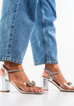 Sandale dama Sampion Argintii imagine