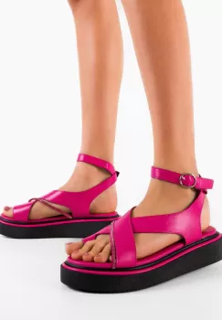 Sandale dama Selura Fuchsia imagine