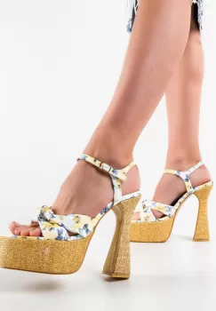 Sandale dama Sisoe Galbene imagine