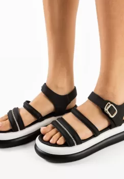 Sandale dama Tesoy Negre imagine