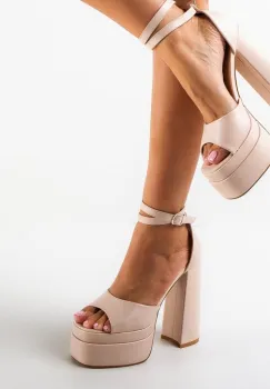 Sandale cu toc imagine